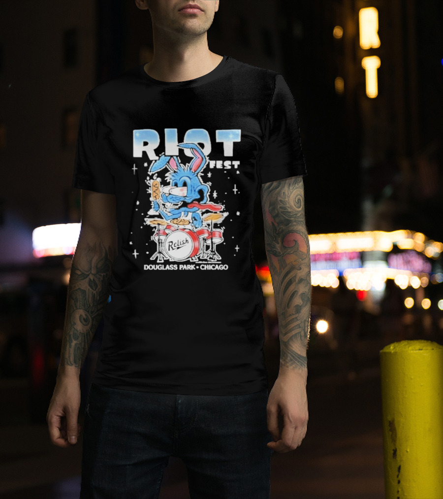 Riot Festival 2026 Douglass Park Chicago Relish Event T-Shirt