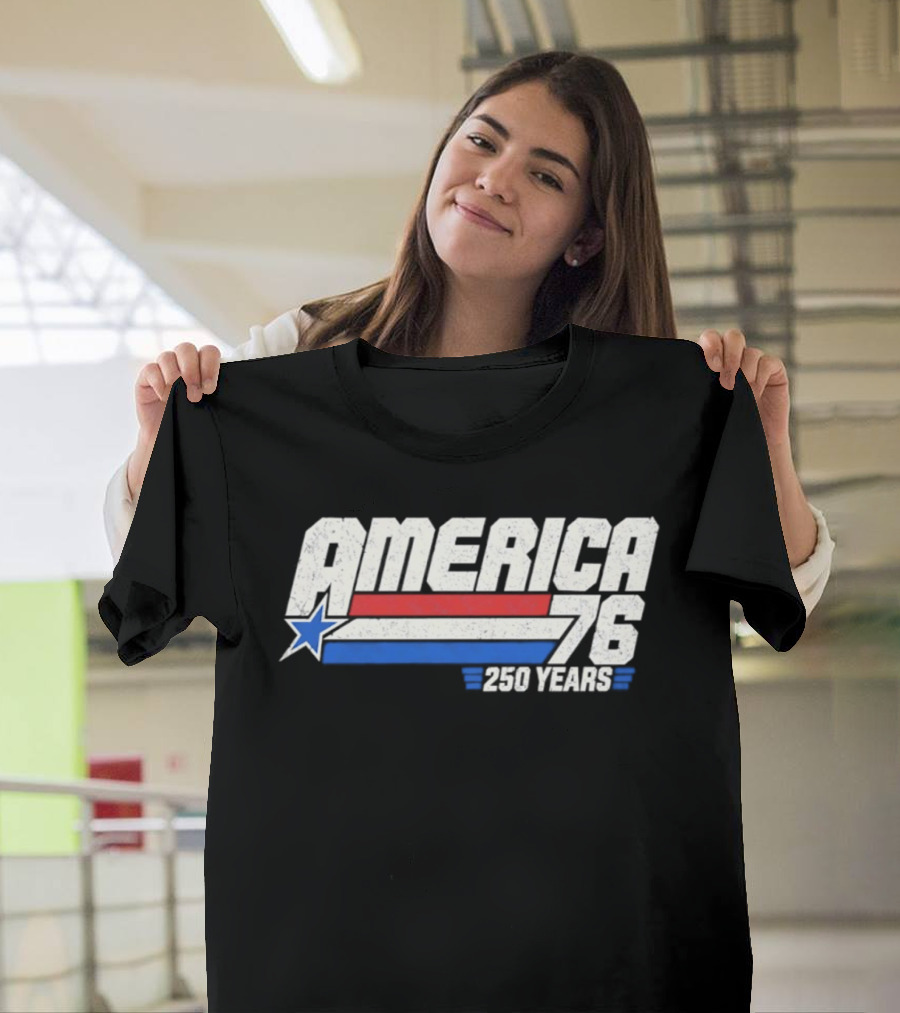 America 76 250 Years Star And Stripes Celebration T-Shirt
