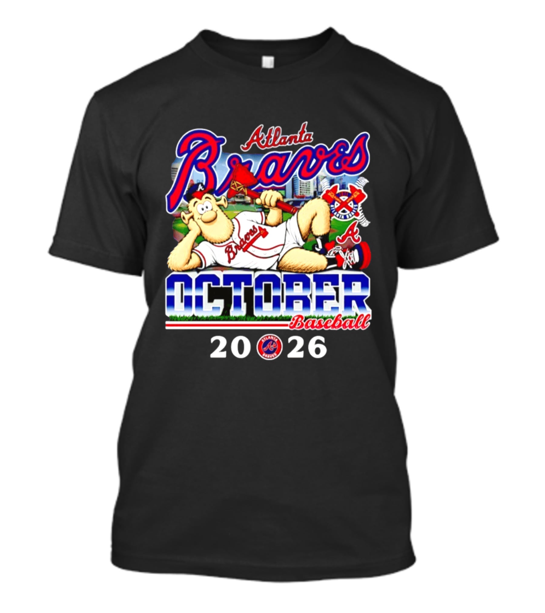Atlanta Braves October Baseball 2026 MLB Postseason T-Shirt