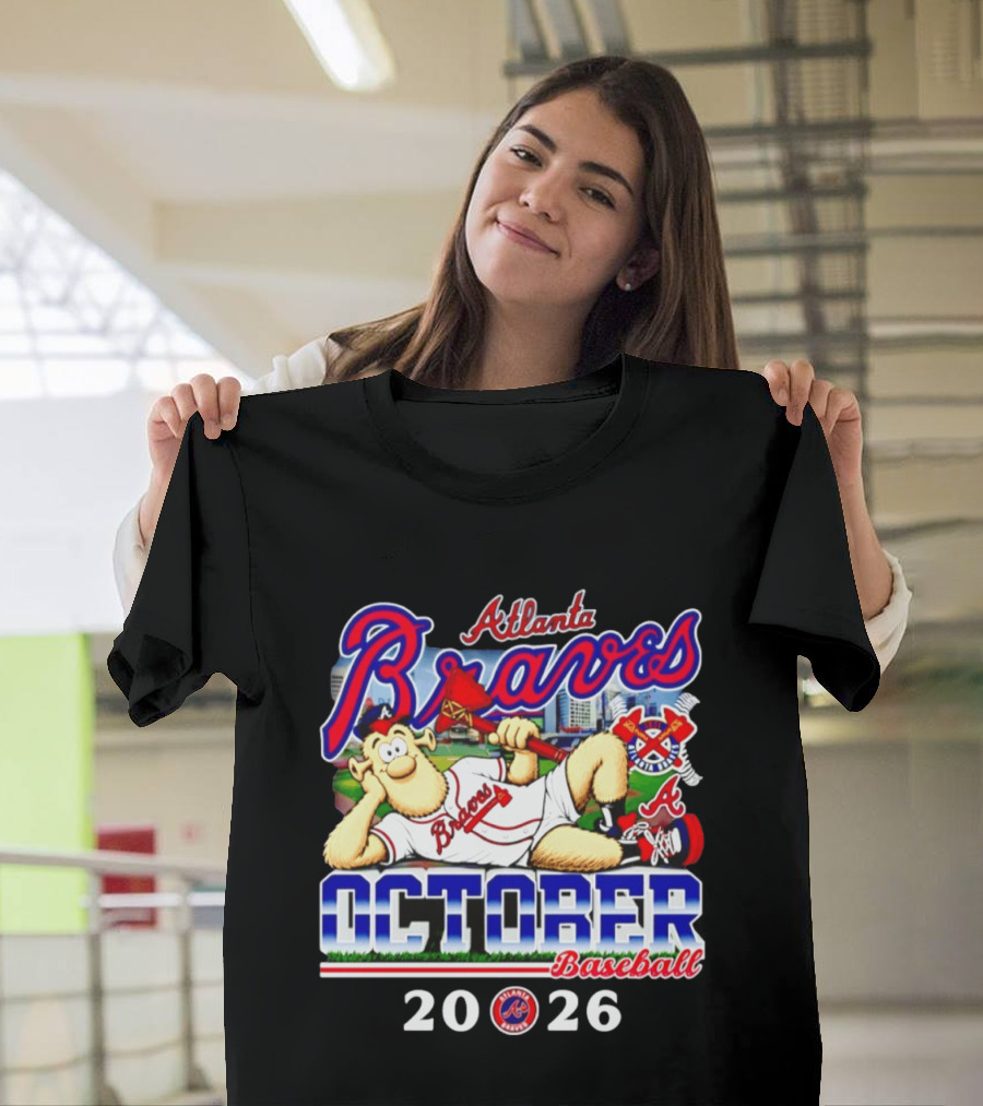 Atlanta Braves October Baseball 2026 MLB Postseason T-Shirt