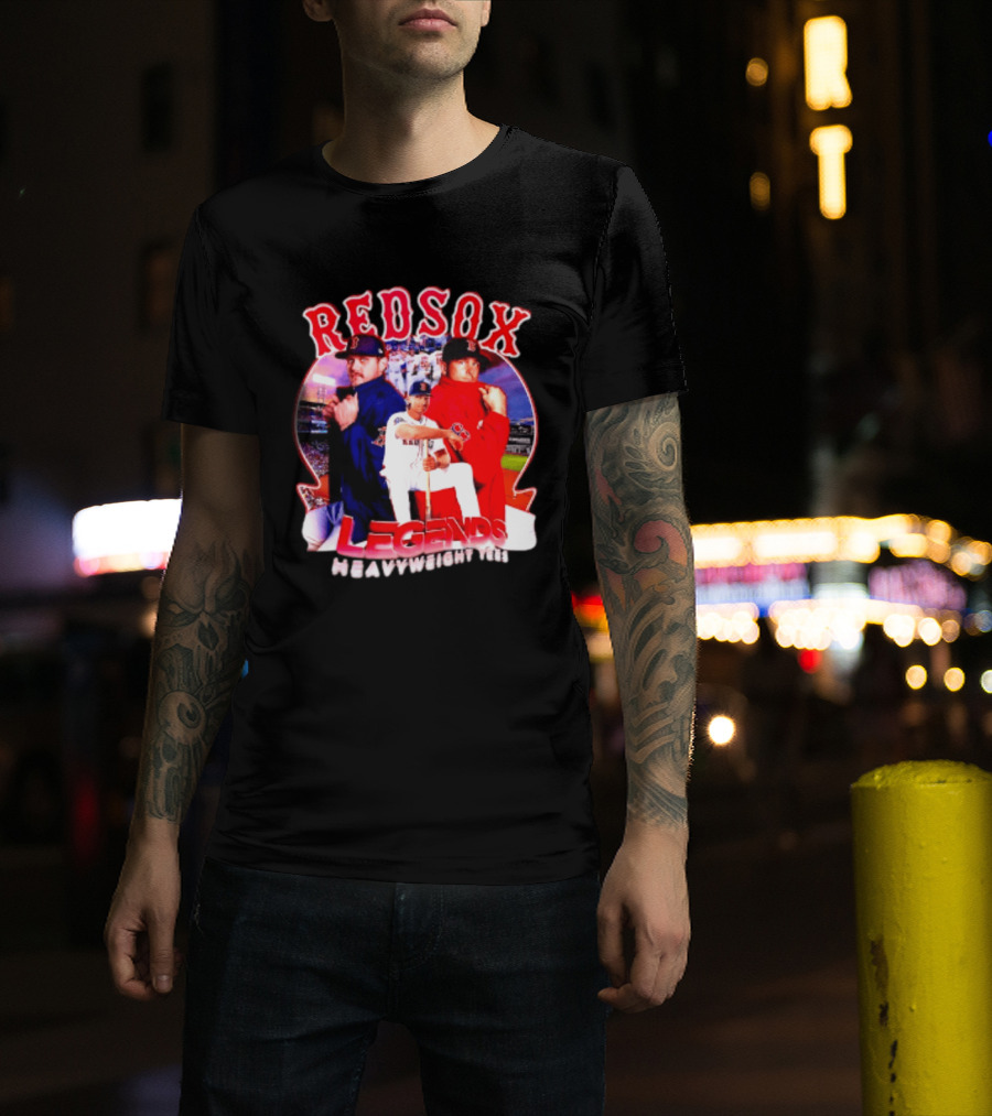 Boston Red Sox Legends Heavyweight Hits Abreu And Duran T-Shirt
