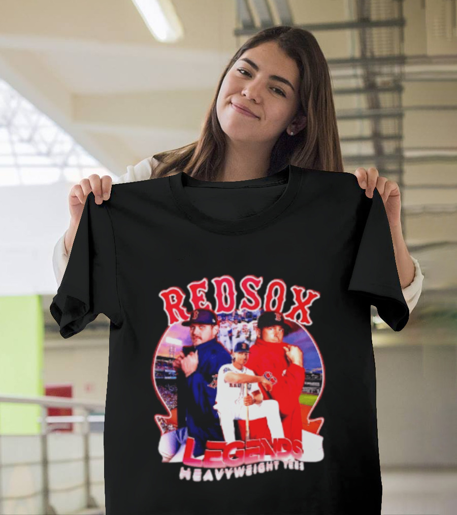 Boston Red Sox Legends Heavyweight Hits Abreu And Duran T-Shirt