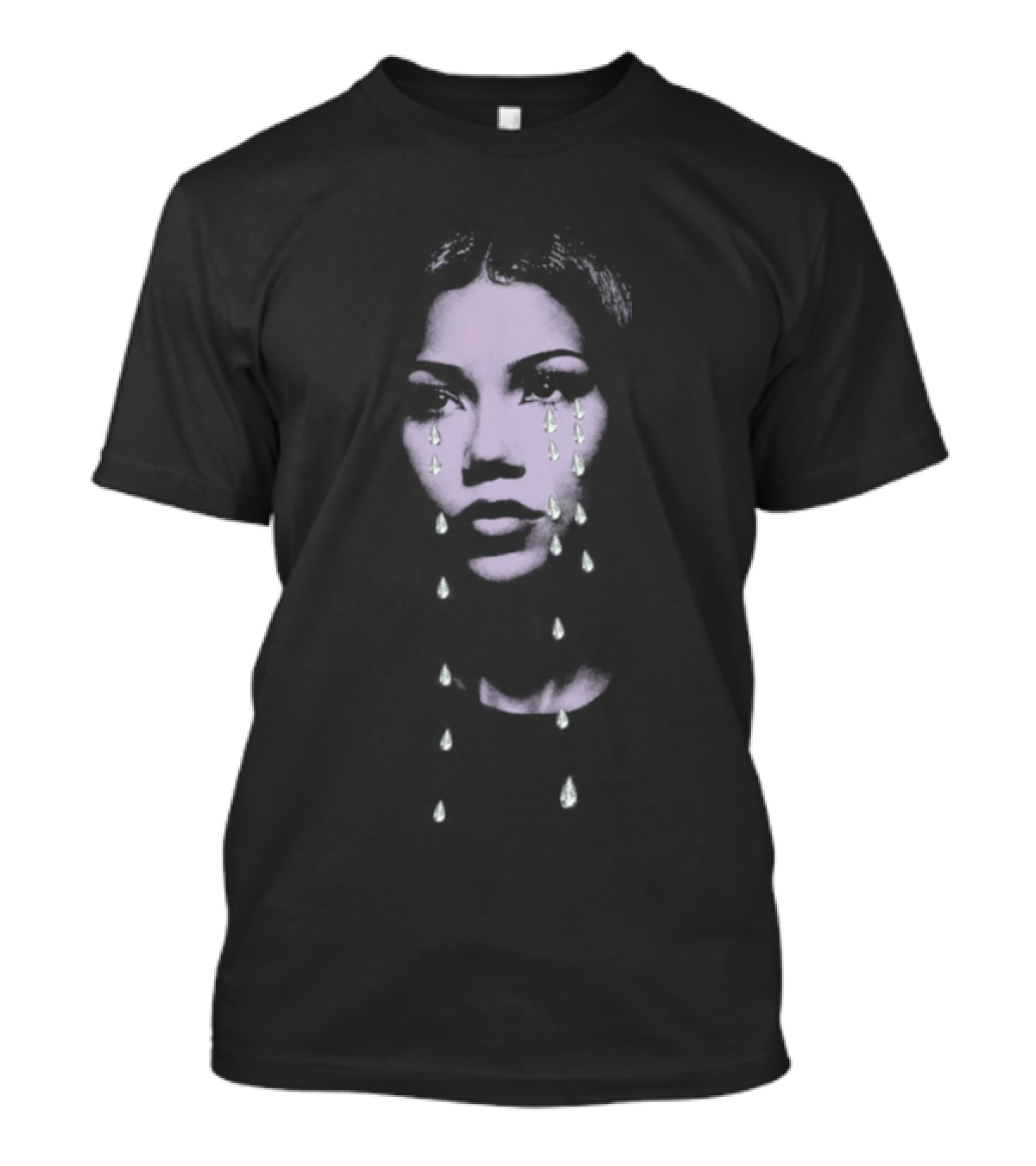 Jhene Aiko Westside Whimsy Heart Break Tears And Faces T-Shirt