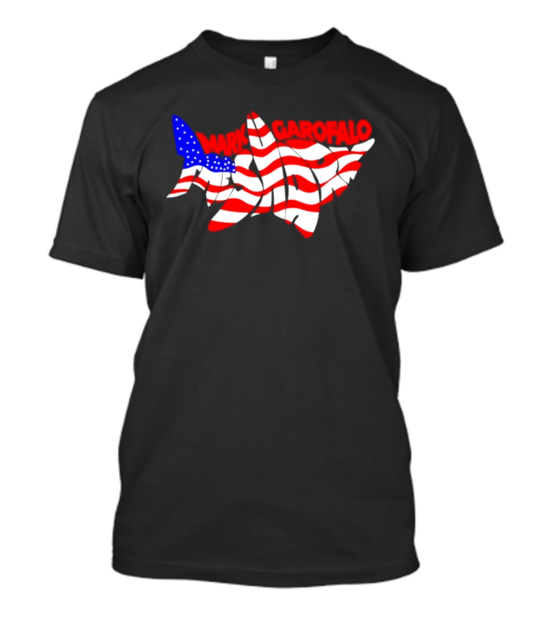 The American Muscle Shark USA Mark Garofalo Mark The Shark T-Shirt