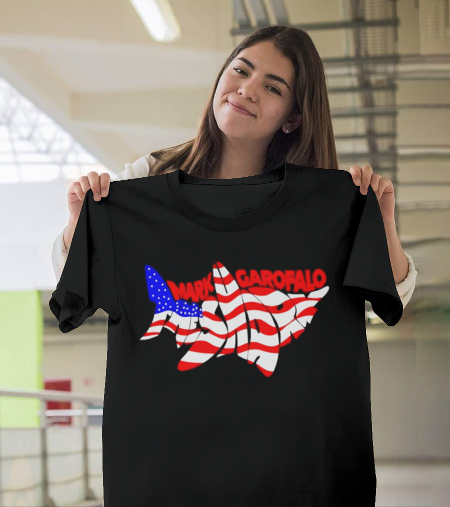 The American Muscle Shark USA Mark Garofalo Mark The Shark T-Shirt