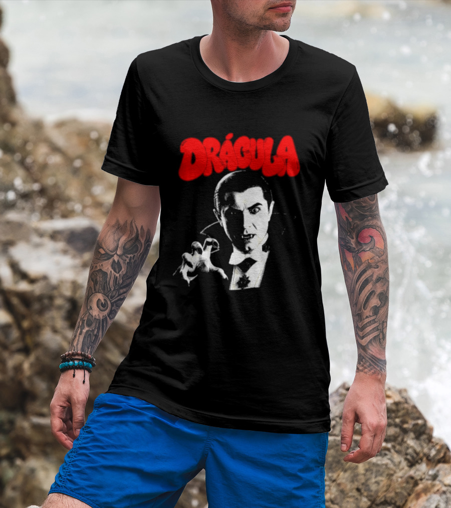 Tropical Death Dracula Bela Lugosi Vampire Horror T-Shirt