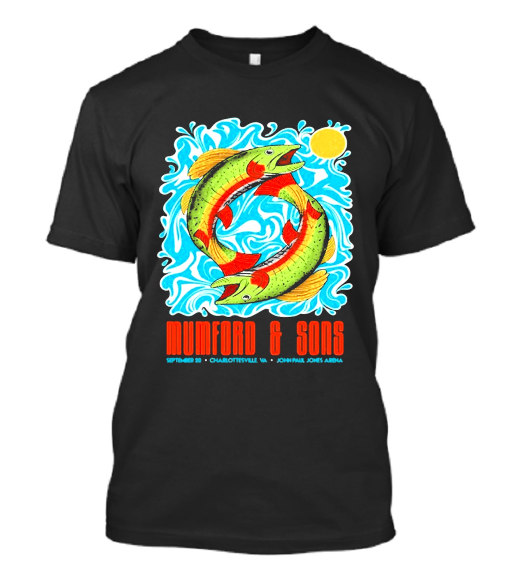Mumford & Sons Prizefighter Tour September 20th 2026 Charlottesville VA John Paul Jones Arena Limited Edition T-Shirt