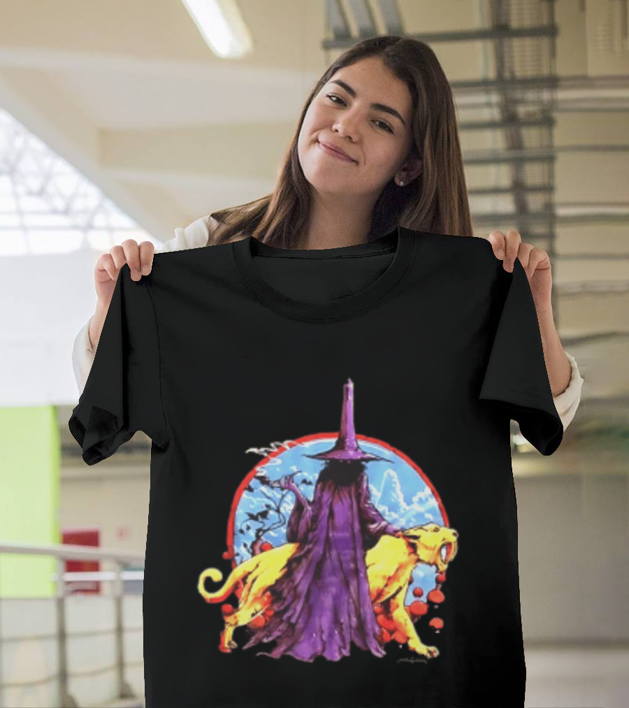 Wizard And Smilodon Super Teenage Death Star Group Intemperance Talent T-Shirt