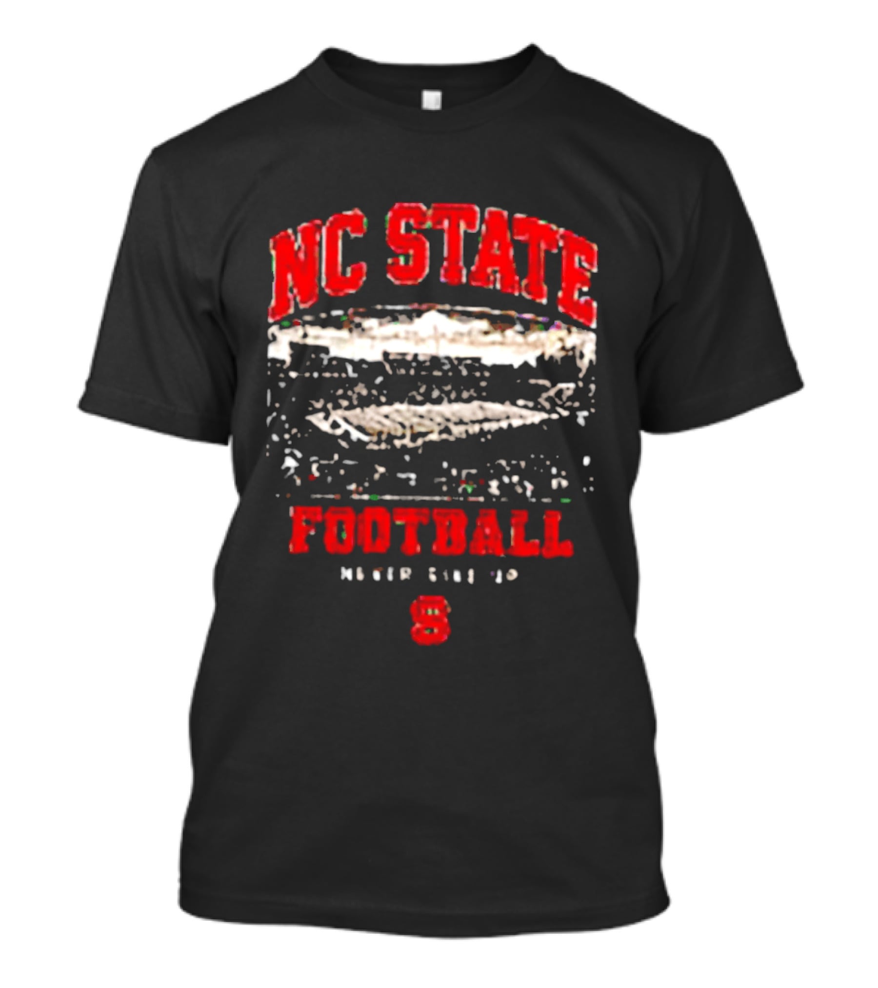 NC State Wolfpack Football Never Give Up Stadium 8 T-Shirt