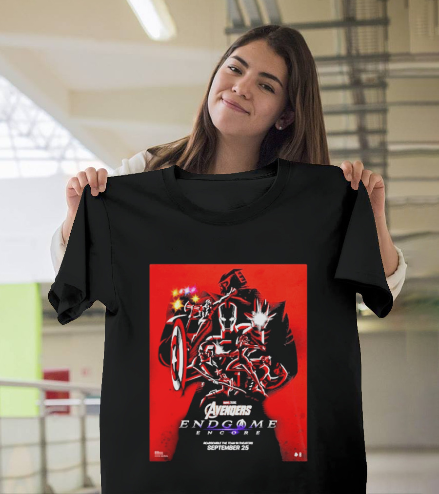 Avengers Endgame Encore 2026 Marvel Studios September 25 T-Shirt