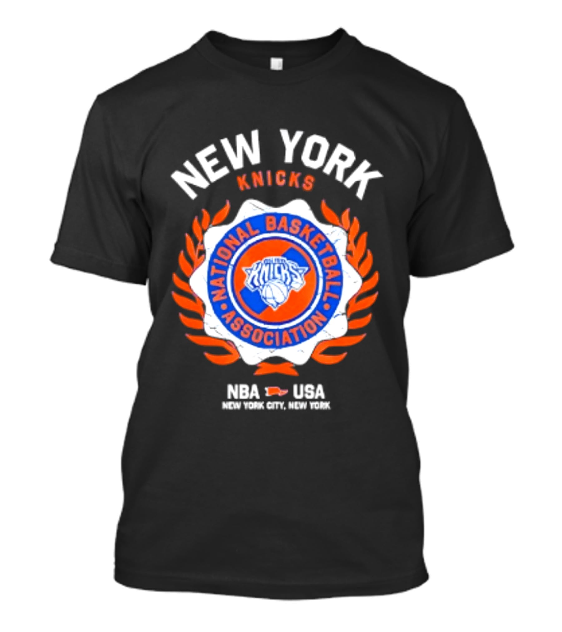 New York Knicks NBA USA National Basketball Association Laurel Crest 2026 T-Shirt
