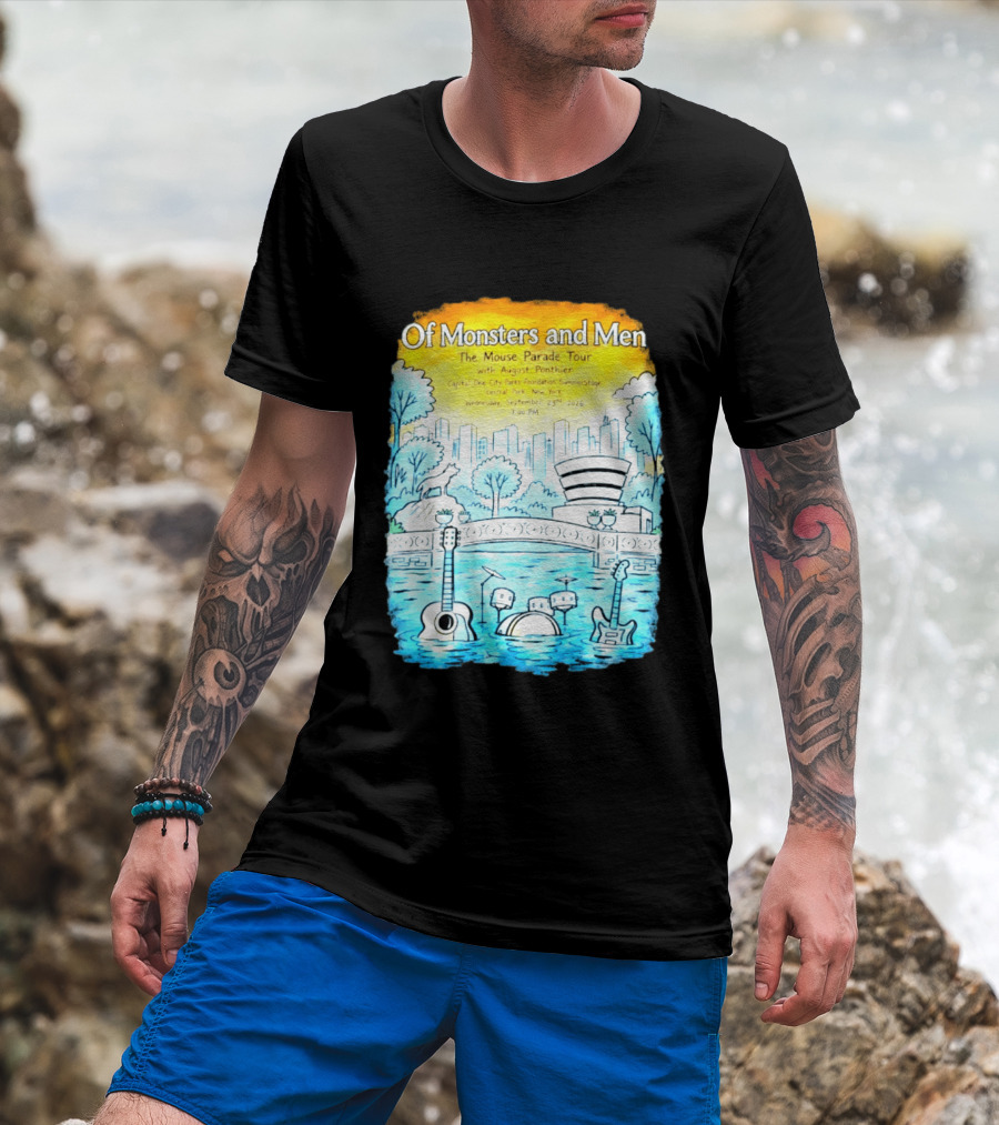 Of Monsters And Men The Mouse Parade Tour September 23 2026 Central Park New York T-Shirt