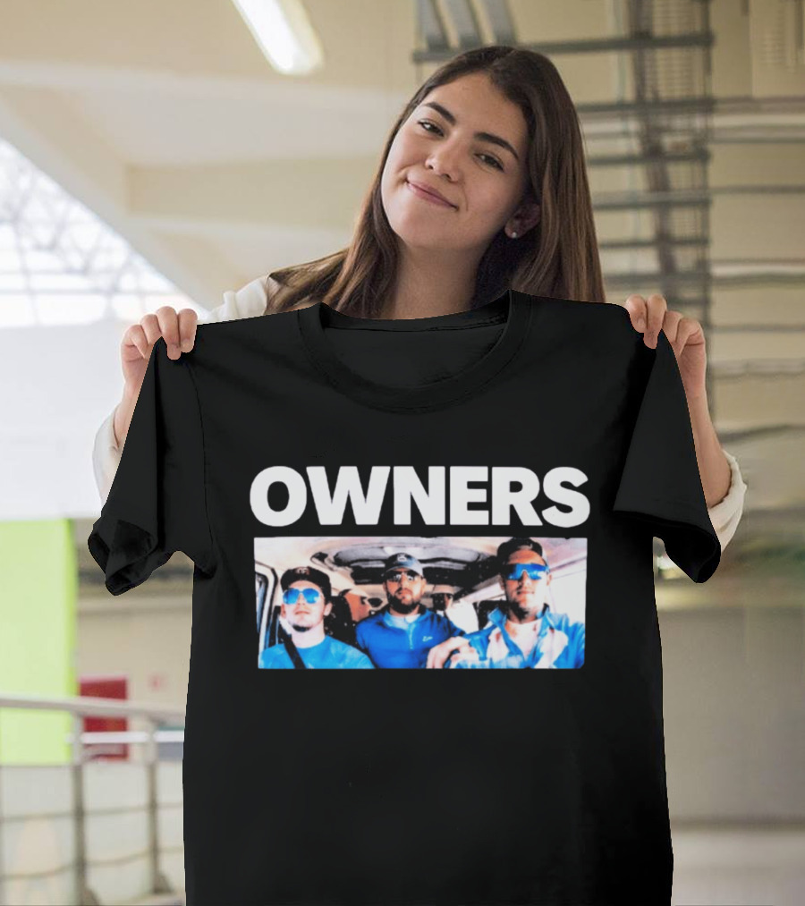 OWNERS Ride Together Sunglasses And Blue Outfits T-Shirt