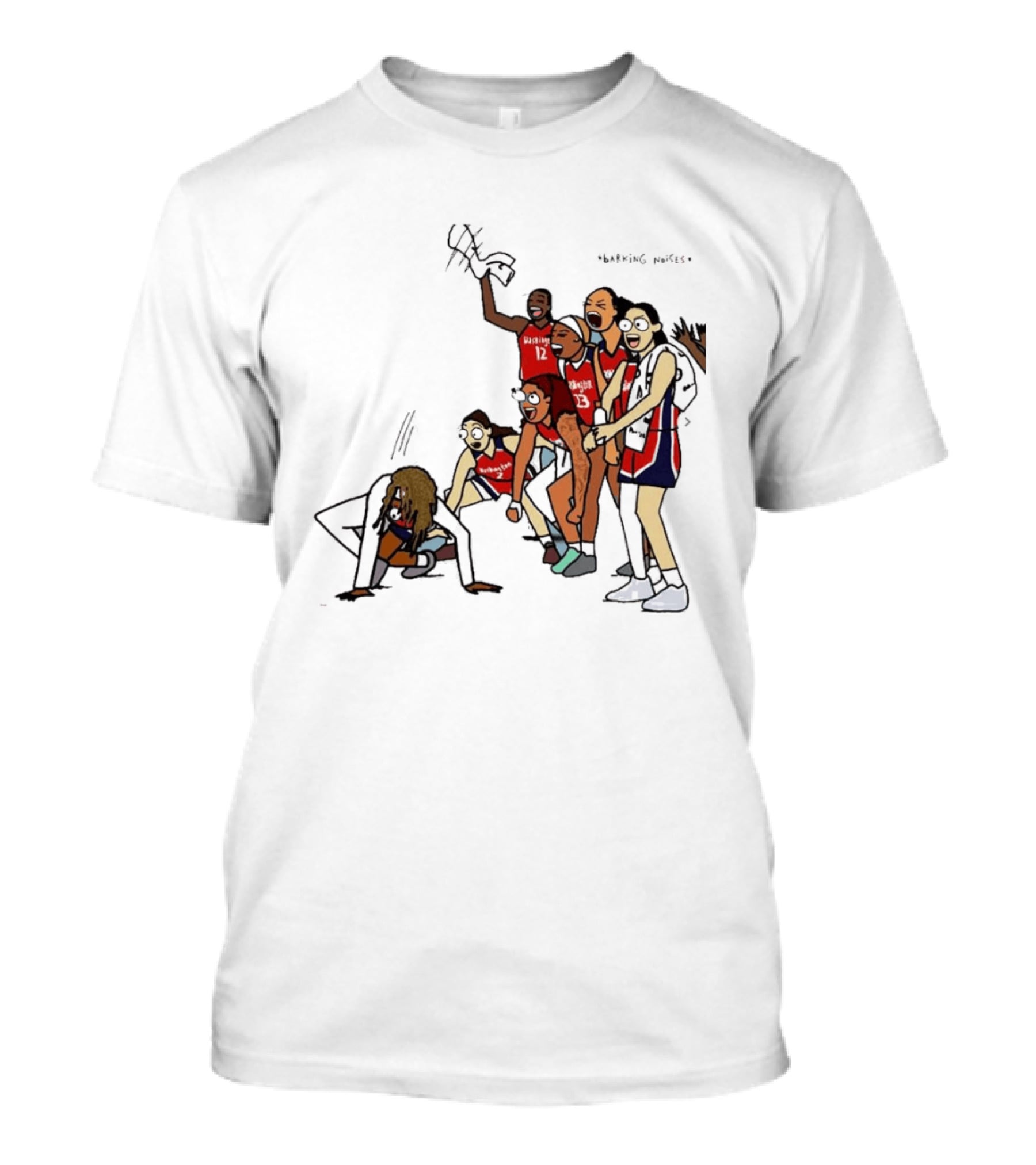 Basketball Team Washington Celebration Barking Noises T-Shirt