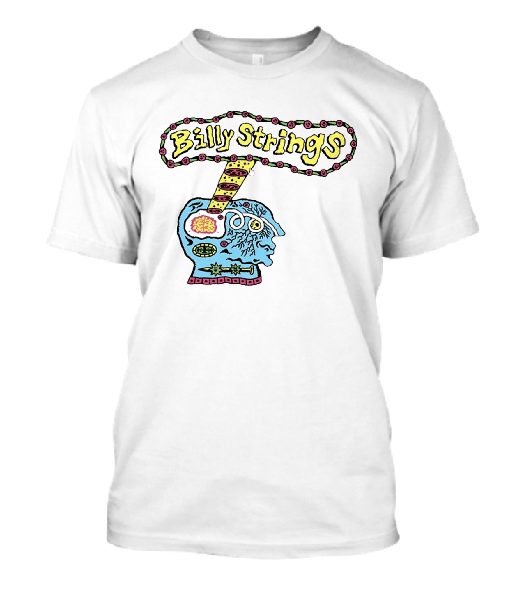 Billy Strings Fall 2026 Merchandise Head Lanceleee Psychedelic Brain T-Shirt