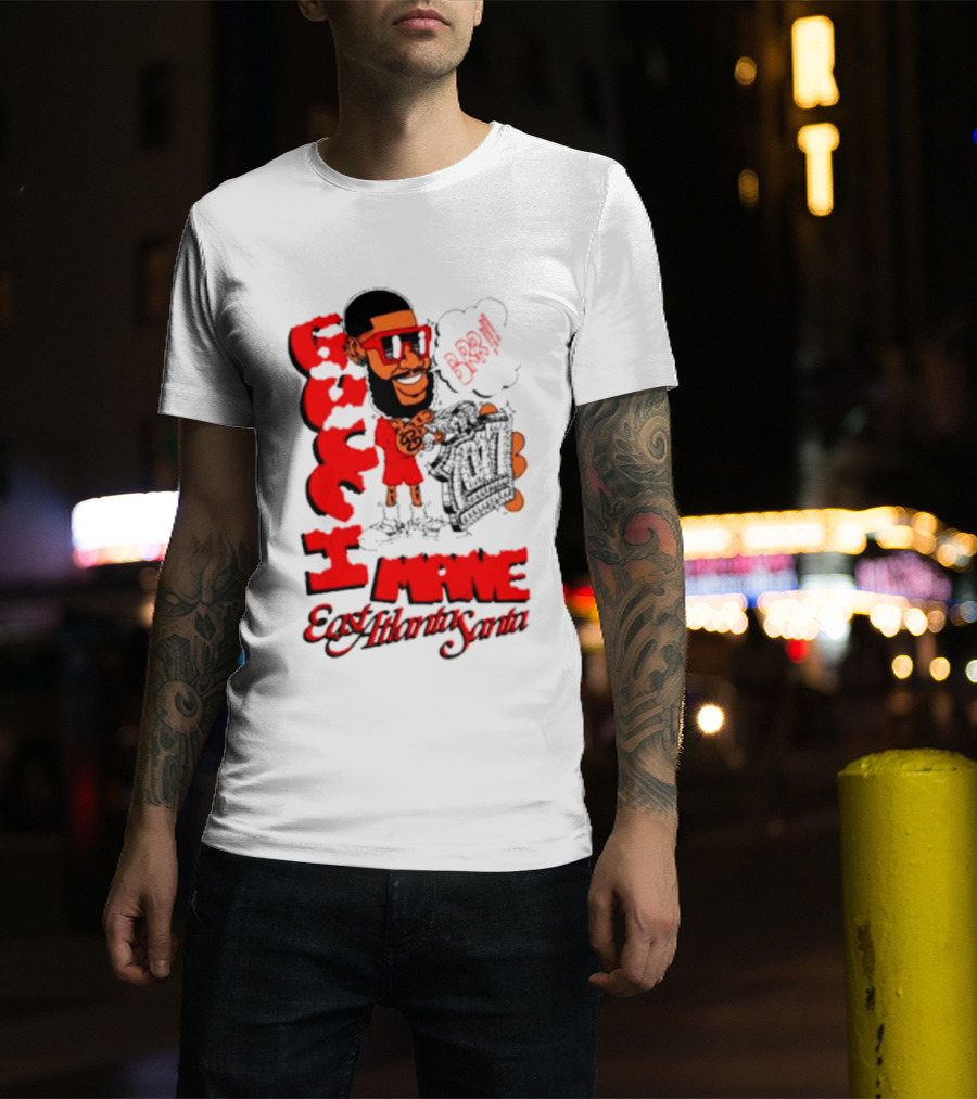 Gucci Mane Brr East Atlanta Santa Christmas T-Shirt