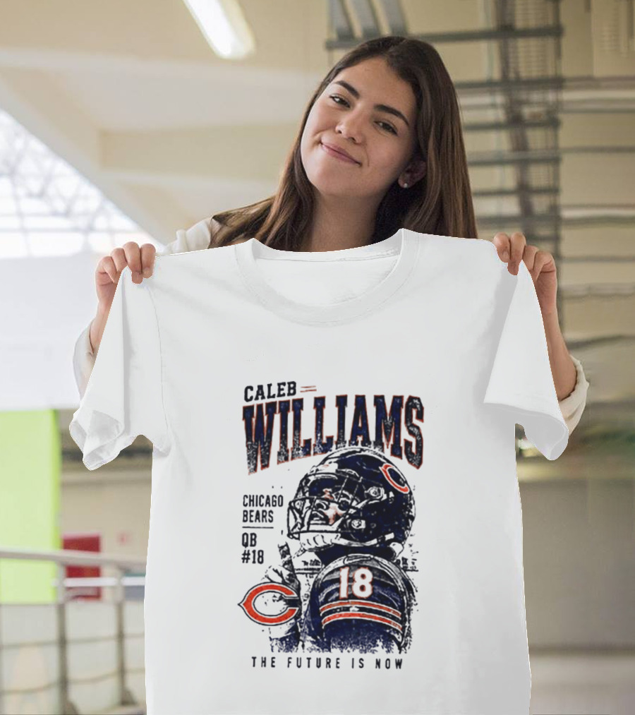 Caleb Williams Chicago Bears QB #18 The Future Is Now T-Shirt