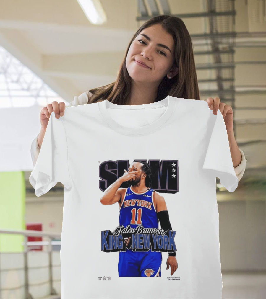 SLAM Magazine Jalen Brunson King Of New York Basketball 11 T-Shirt
