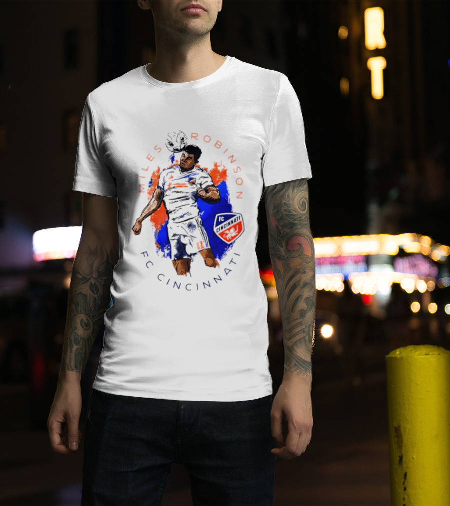 Miles Robinson FC Cincinnati Player Make Your Mark T-Shirt