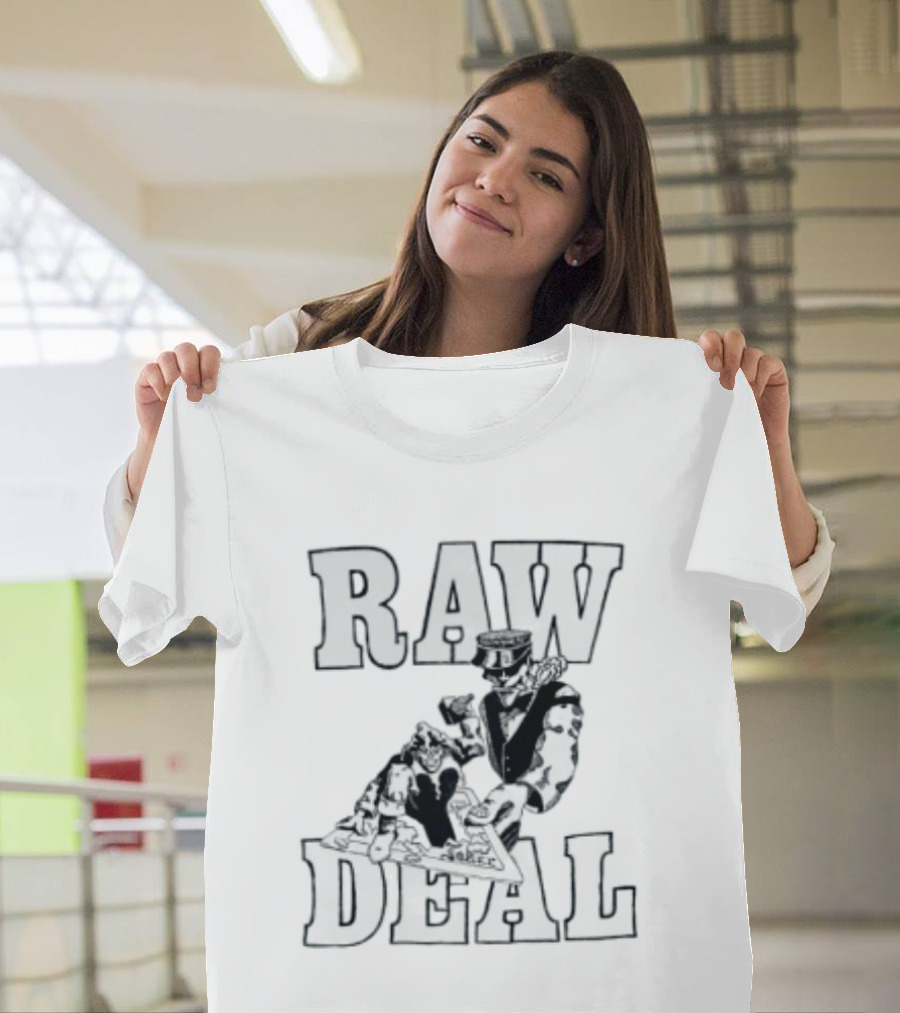 Raw Deal Joker Playing Card Jester T-Shirt