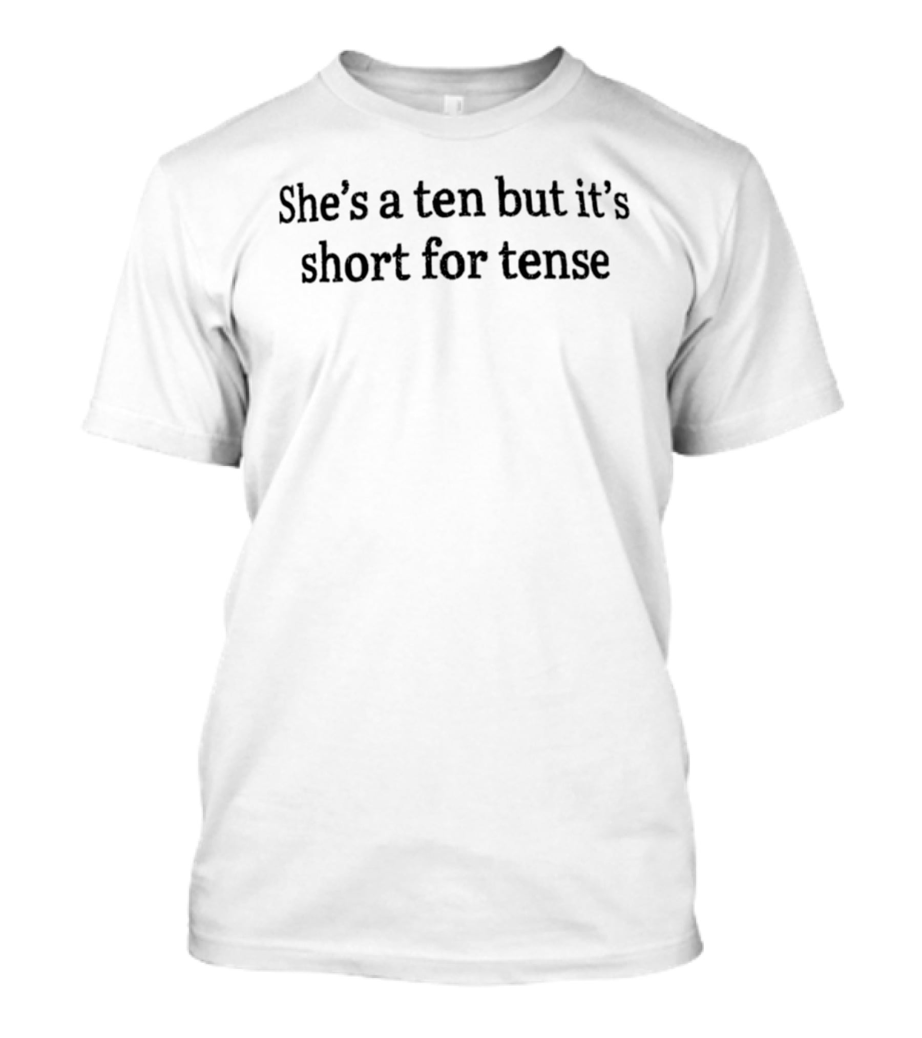 She’s A Ten But It’s Short For Tense T-Shirt