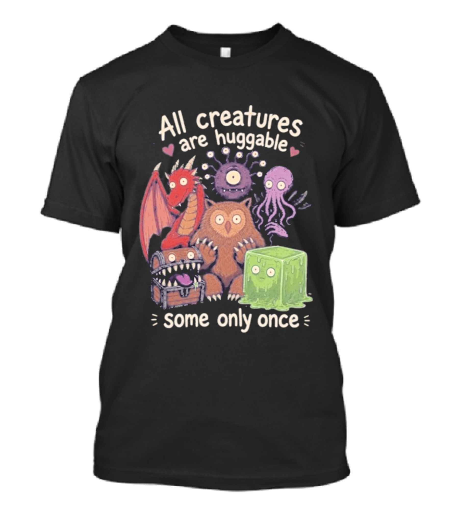 Dungeons & Dragons Creatures Huggable Once Cute Monster T-Shirt