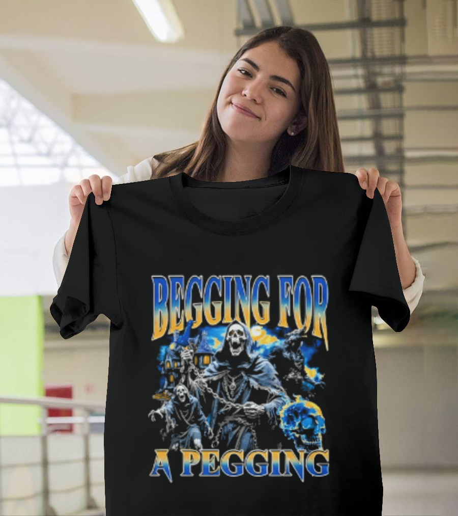 Grim Reaper Werewolf Begging For A Pegging T-Shirt