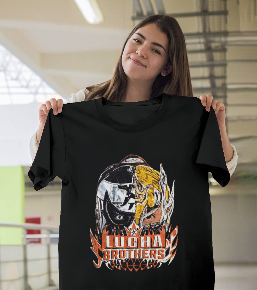 Lucha Brothers Penta Rey Fenix Mask Duo WWE T-Shirt