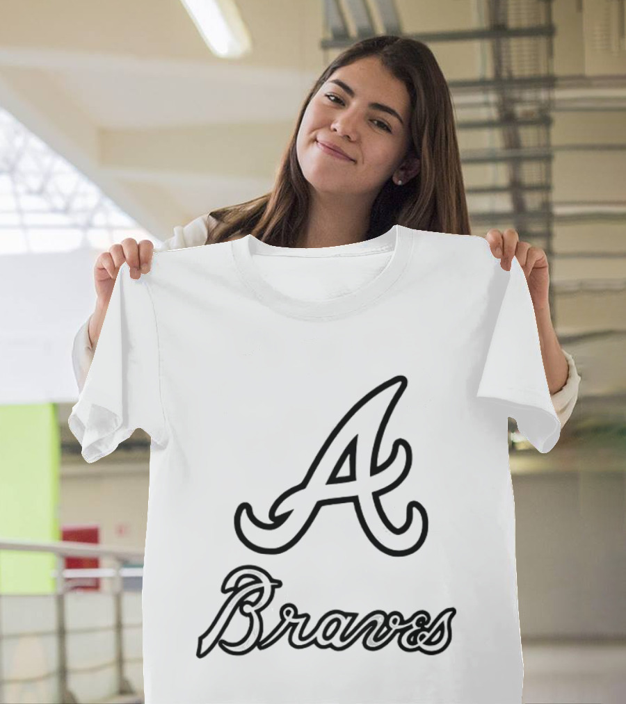 Chris Sale Wearing Atlanta Braves A Town Down Peace Up Two Sided T-Shirt