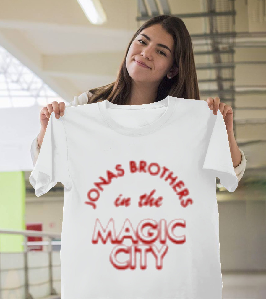Jonas Brothers Burning Up In The Magic City Birmingham AL T-Shirt