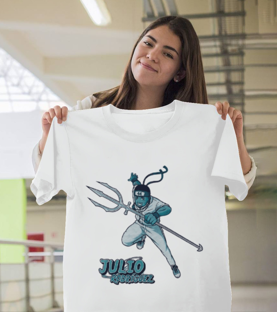 Seattle Mariners Julio Rodríguez Anime Ninja T-Shirt