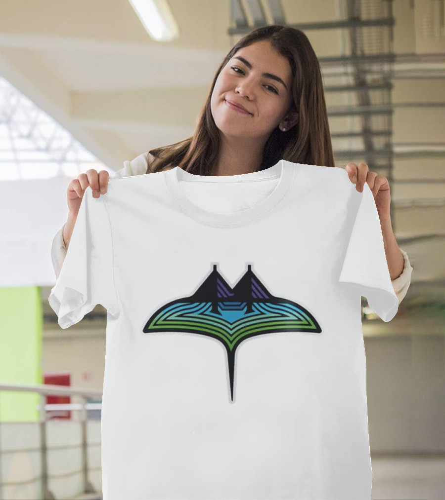 Tampa Bay Rays 2026 MLB Road Uniform Custom Gray Baseball Jersey Manta Ray T-Shirt