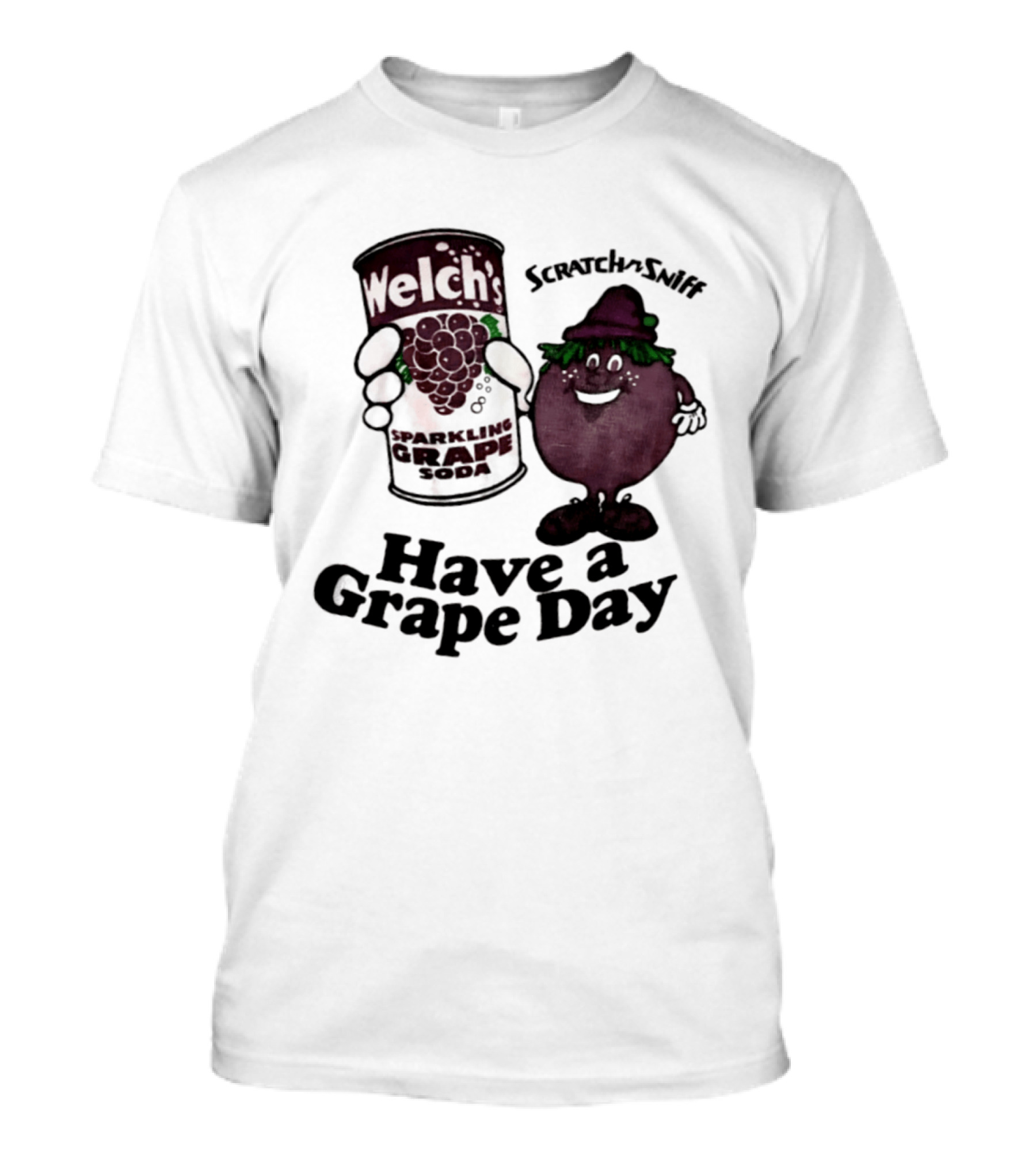Welch's Scratch N Sniff Sparkling Grape Have A Grape Day T-Shirt