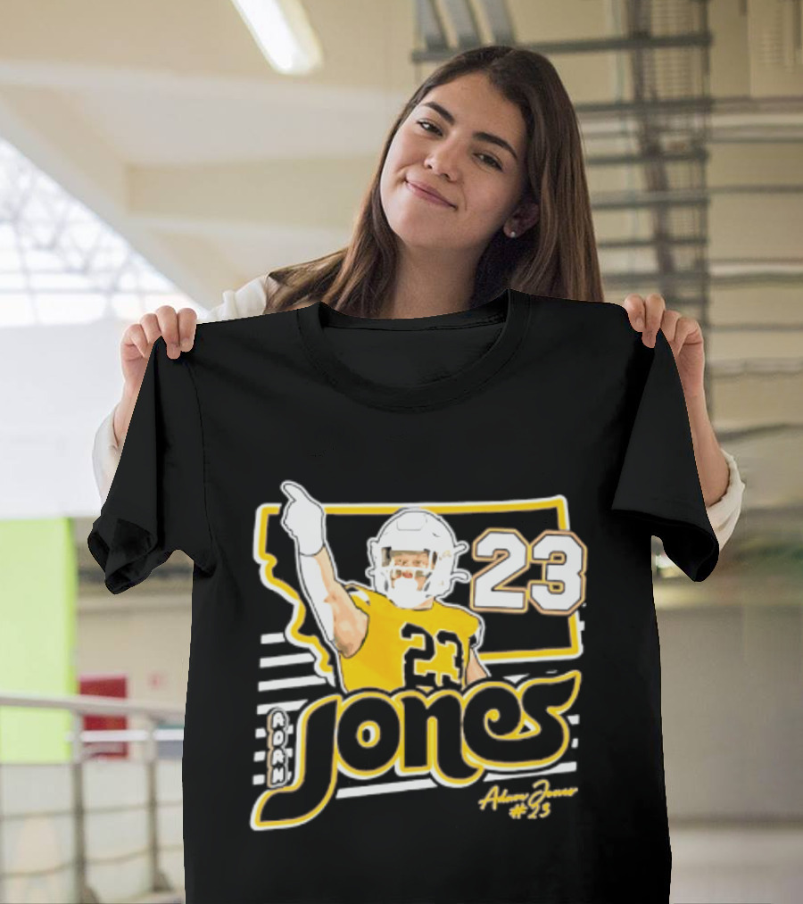 Adam Jones Montana State Bobcats Player 2026 Caricature T-Shirt