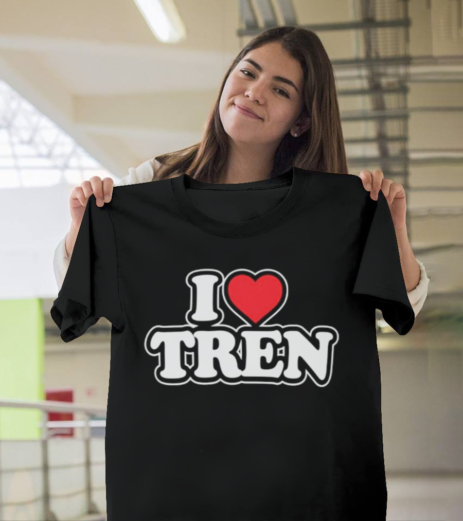I Love Tren Bodybuilding Gym Fitness Workout Motivation T-Shirt