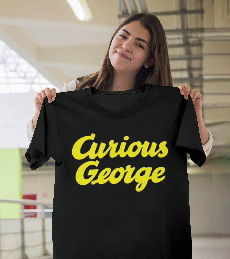 Curious George Monkey Children's Book PBS Series Official Merchandise T-Shirt