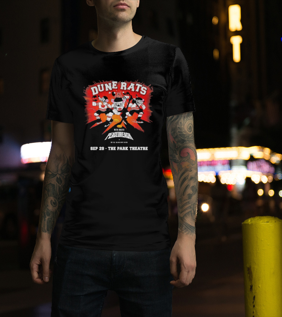 Dune Rats Winnipeg Manitoba The Park Theatre Sep 29 Big Krowdux Canadian Hockey T-Shirt