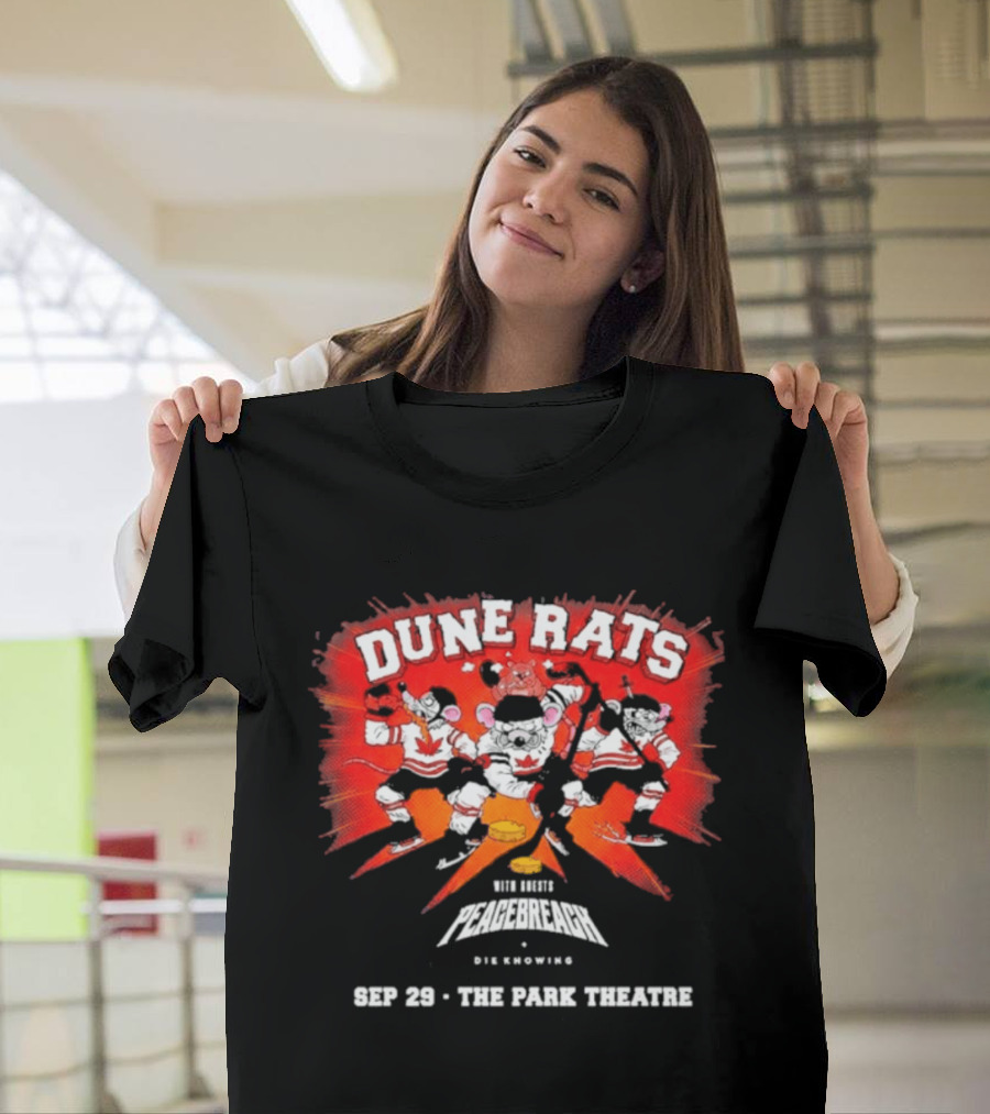 Dune Rats Winnipeg Manitoba The Park Theatre Sep 29 Big Krowdux Canadian Hockey T-Shirt