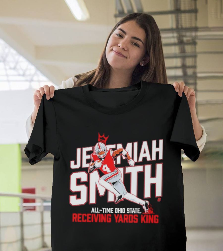 Jeremiah Smith All Time Ohio State Receiving Yards King Football Glory T-Shirt