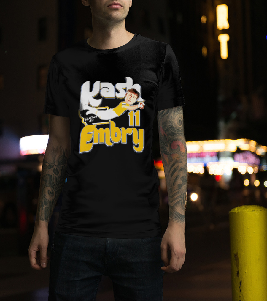 Kash Embry 11 Montana State Bobcats Player Caricature 2026 T-Shirt
