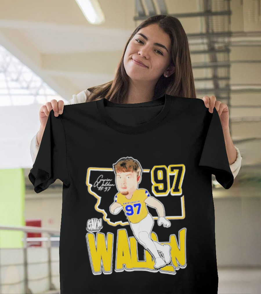 Montana State Bobcats Player Walden 97 Caricature 2026 T-Shirt