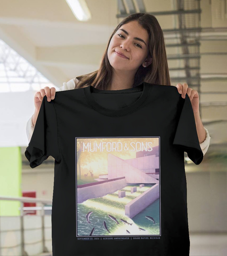 Mumford And Sons September 22 2026 Grand Rapids Acrisure Amphitheater Event T-Shirt
