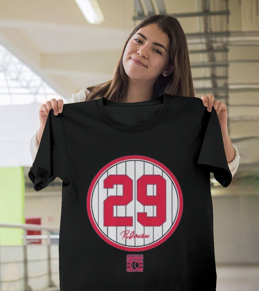 Rod Carew 29 Baseball Hall Of Fame Signature Number T-Shirt