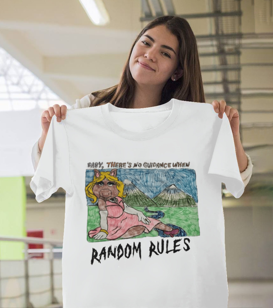 Baby There's No Guidance When Random Rules Miss Piggy Mountains Stream T-Shirt