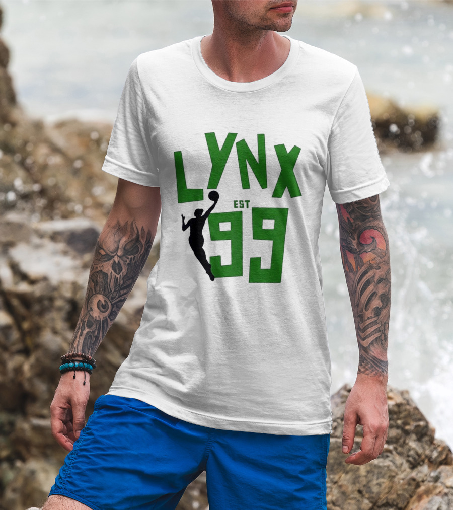 Lynx EST 99 Green Basketball T-Shirt