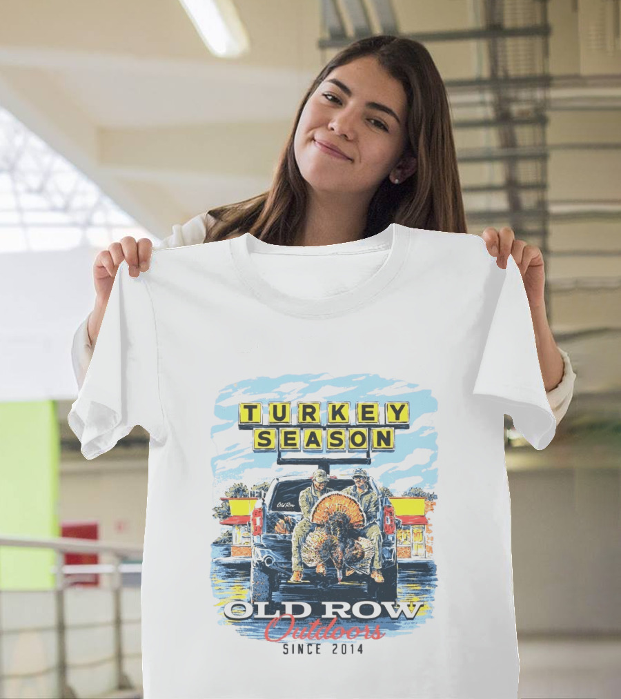Turkey Season Old Row Outdoors Since 2014 T-Shirt