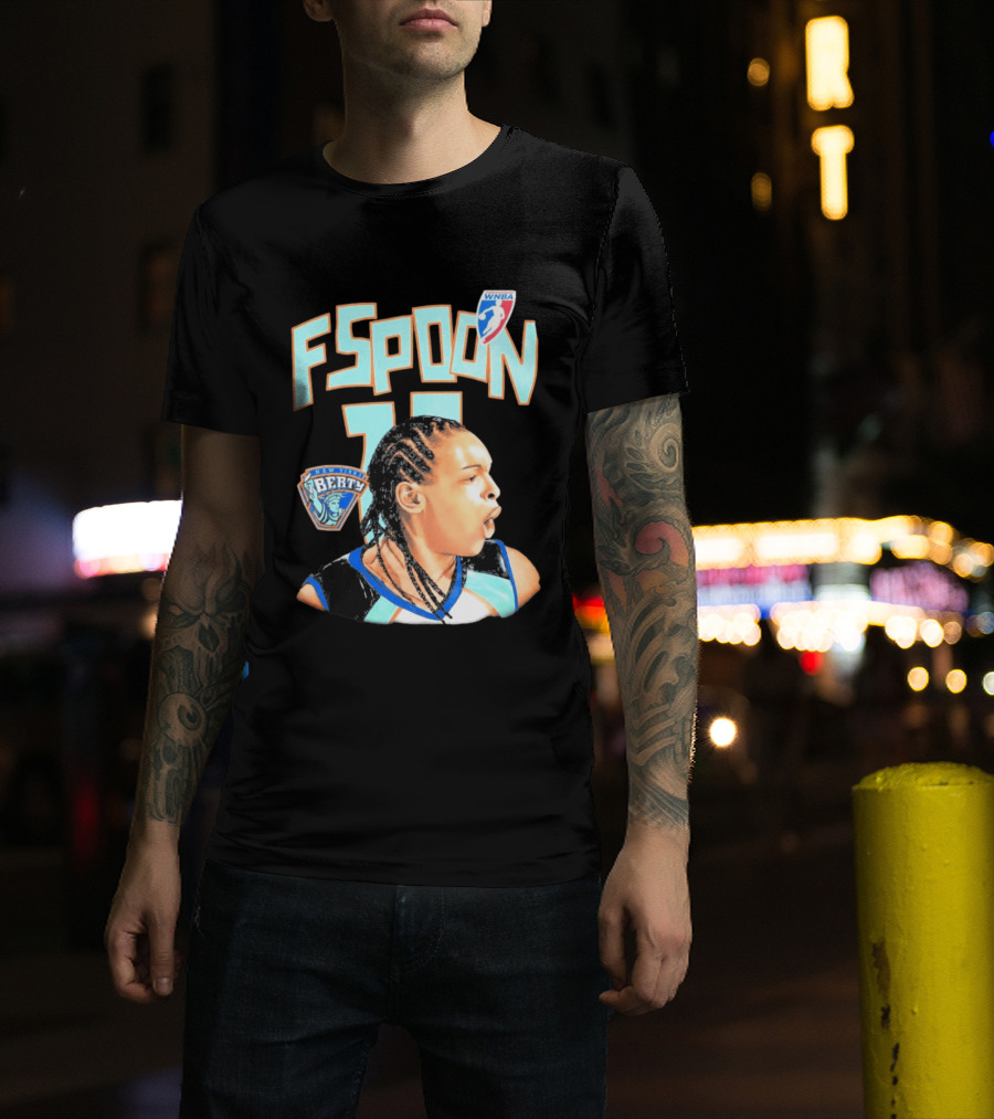 WNBA New York Liberty F Spoon 11 Iconic Player T-Shirt