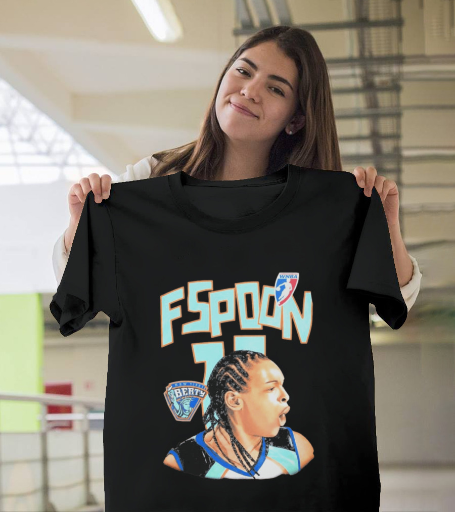 WNBA New York Liberty F Spoon 11 Iconic Player T-Shirt