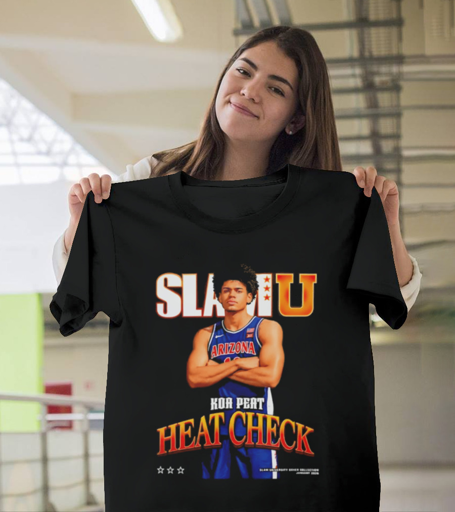 SlamU Arizona Heart Check Koa Peat T-Shirt