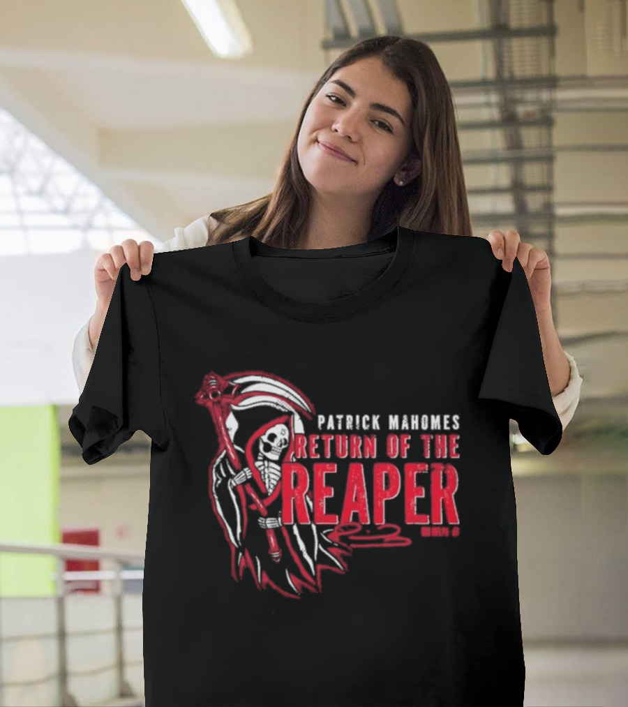 Patrick Mahomes Return Of The Reaper NFL Scythe Iconic Kansas City Chiefs T-Shirt